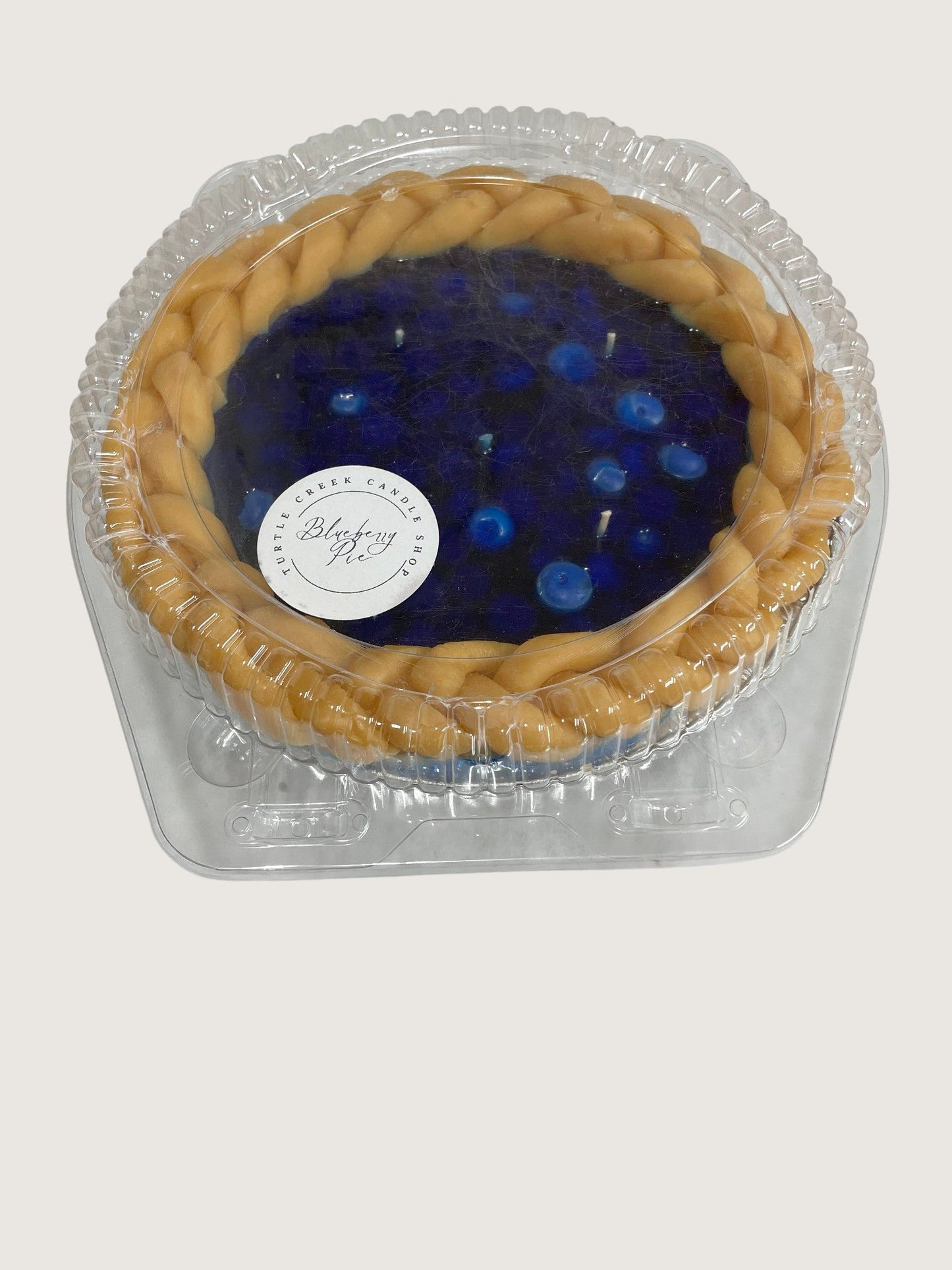 9" Michigan Blueberry Pie Candle - Turtle Creek Candle Shop