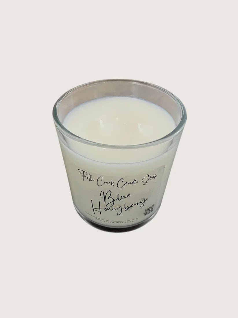 Blue Honeyberry 11oz Jar Candle - Turtle Creek Candle Shop