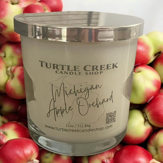 Michigan Apple Orchard 11oz Jar Candle - Turtle Creek Candle Shop