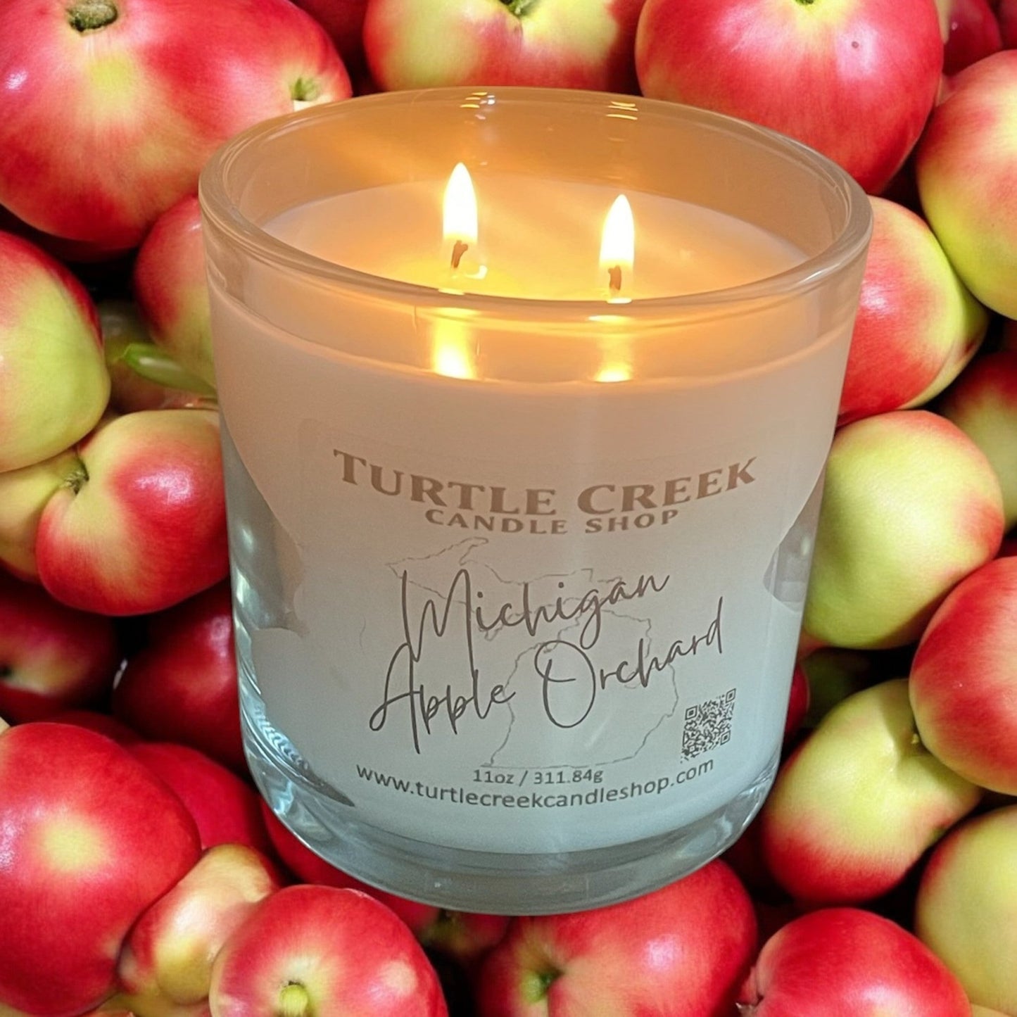 Michigan Apple Orchard 11oz Jar Candle - Turtle Creek Candle Shop