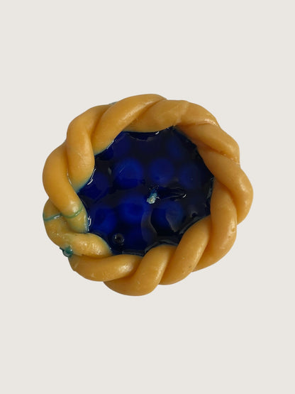 3" Michigan Blueberry Pie Candle - Turtle Creek Candle Shop