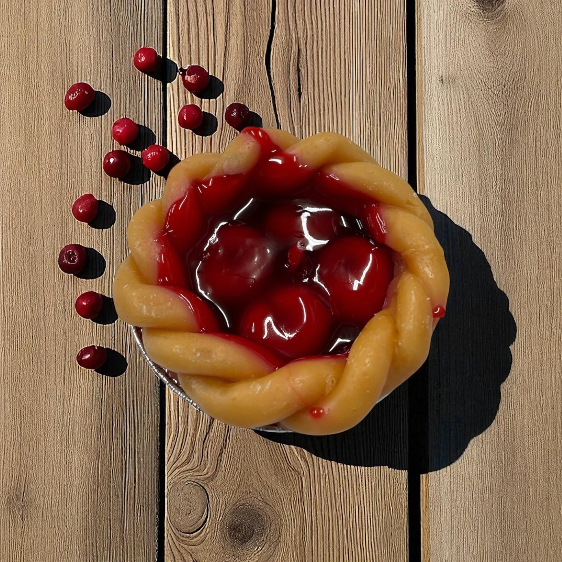 3" Traverse City Cherry Pie Candle - Turtle Creek Candle Shop