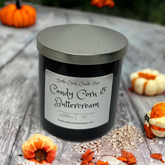 8oz Black Candle - Turtle Creek Candle Shop