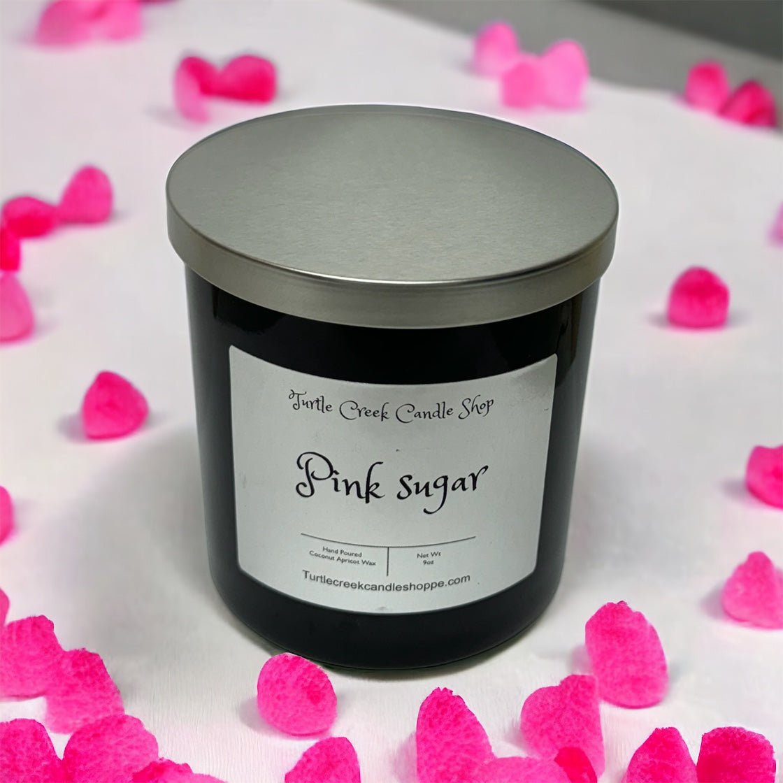8oz Black Candle - Turtle Creek Candle Shop
