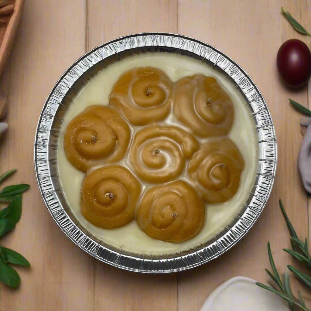 9" Great Lakes Cinnamon Roll Candle - Turtle Creek Candle Shop