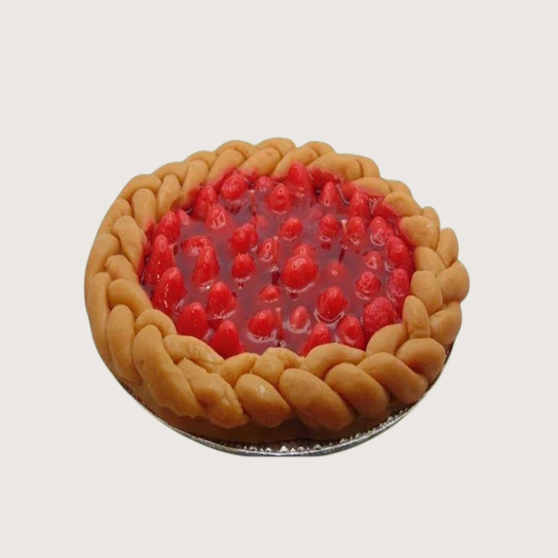 9" Holland Strawberry Festival Pie Candle - Turtle Creek Candle Shop