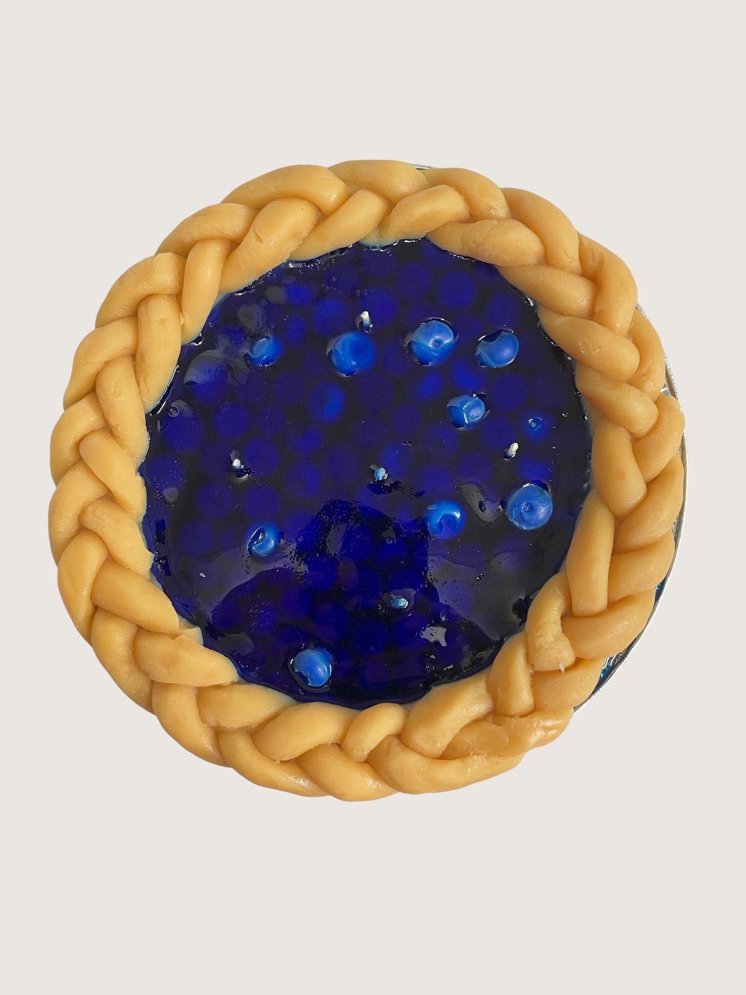 9" Michigan Blueberry Pie Candle - Turtle Creek Candle Shop