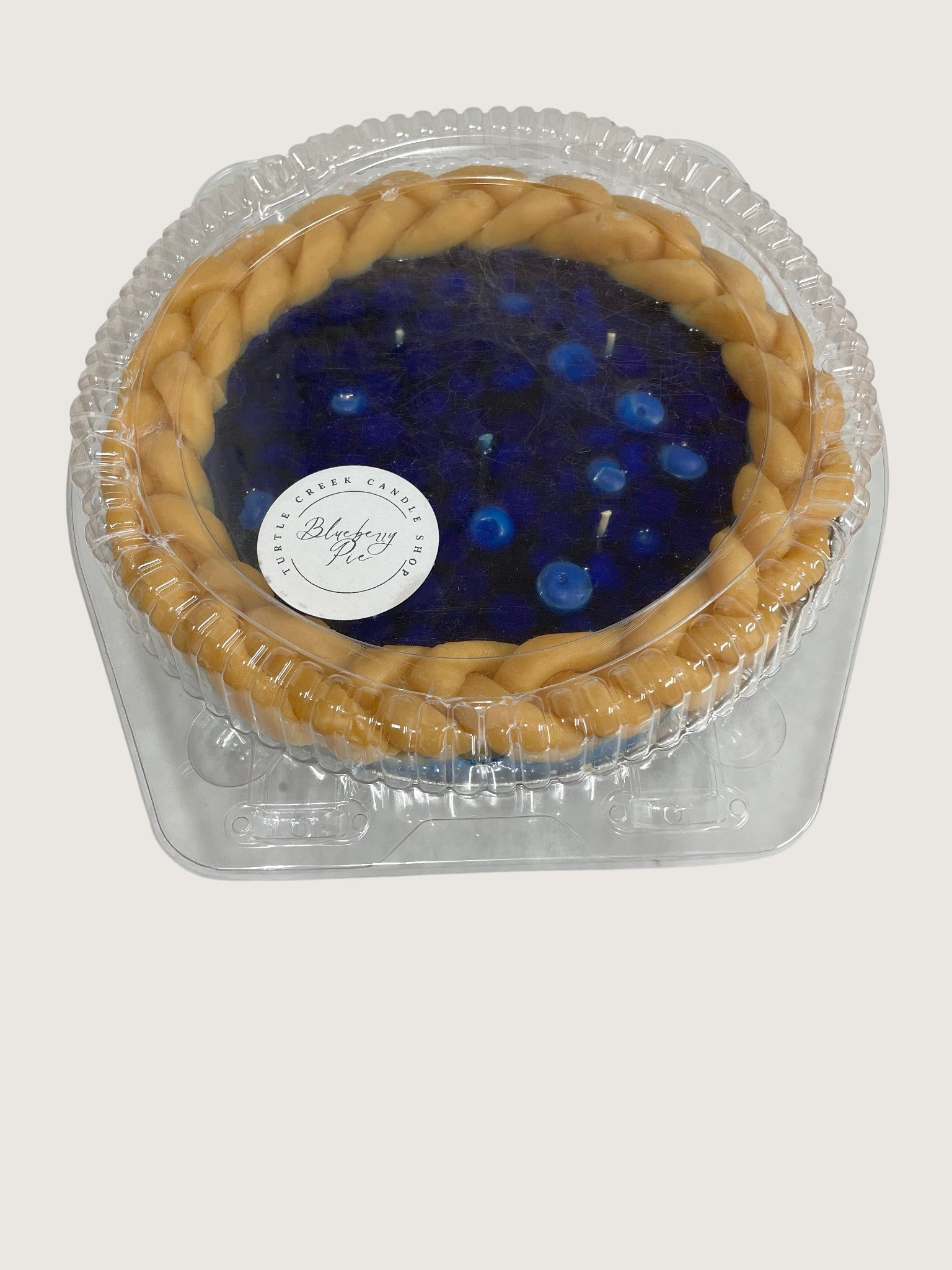 9" Michigan Blueberry Pie Candle - Turtle Creek Candle Shop