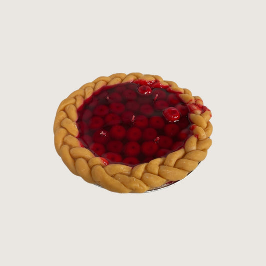 9" Traverse City Cherry Pie Candle - Turtle Creek Candle Shop