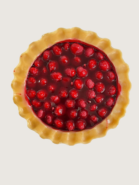 9" Holland Strawberry Festival Pie Candle